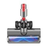 LED Lights Electric Vacuum Brush Head,Compatible for Dyson,V7 V8 V10 V11 V15,Vacuum Cleaner Motorized(B)