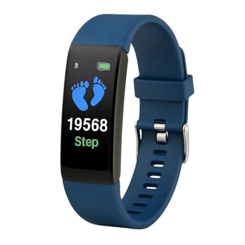 SWZEC Noxord Senior Smartwatch with Health & Fitness Tracking (Blue)