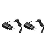 1-3PCS 15V 5.4W EU Plug AC Power Adapter Electric Charger Supplies ,Compatible for Philips, Shaver HQ8505 HQ6070/6075/6095(2Pcs)