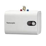Vancepic 7 Gallons Electric Mini Tank Water Heater, 120V, 1440W Instant Hot Water for Point-of-Use, Quick and Easy Installation, Compact Under-Sink or RV Design, Floor Mounting