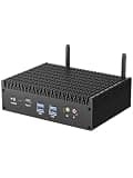 TOPGRO K3 Mini PC Core i7-1265U, Fanless Computers(10C/12T, Up to 4.8GHz) 16GB DDR4/1TB PCIe4.0 SSD, Metal Case, Small Industrial PC Win11 Pro, 8K UHD/2.5G LAN/Thunderbolt 4/WiFi 6E/BT5.3, Home&Office