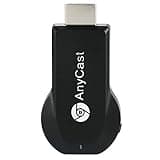 SmartSee Anycast HD Wireless Display Adapter WiFi 1080P Mobile Screen Mirroring Receiver Dongle for iPhone Mac iOS Android to TV Projector Support Miracast Airplay DLNA
