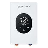 12KW Electric Tankless Water Heater 240V, Self Modulating White Unit