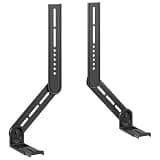 INSIGNIA Rear Bottom Sound Bar Mount Bracket for TV Wall Mounts, Adjustable Universal Speaker Holder, Space-Saving Home Theater Installation, Secure Metal Construction