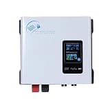 1300W Hybrid Solar Inverter 12V 24V 48V DC to 110V/220V AC, Pure Sine Wave, Built-in 30A MPPT Controller, 98% Efficiency, & Generator Input, for Home Backup RV Off-Grid