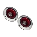 VANZACK Car Tweeter Speakers Plastic Material 2 Pcs with Small Light Bulb, Easy to Connect and Operate Lightweight Design, Special Craftsmanship for Vehicle Audio System Accessories