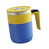 Rtuopk Stylish and Portable Electric with Automatic, for Tea, Coffee, Backpacking and More, Yellow Blue