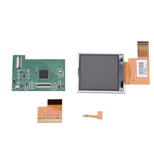 CHICHIYANG Plug and Use Backlit LCD with 5 Levels of Brightness Adjustment for Nintendo Game Boy Color GBC