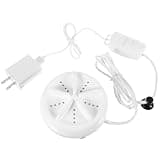 VANZACK Mini Washer Portable Turbine Washing Machine with High-frequency Vibration for Underwear and Socks, Compact Abs Material Design for Dorms and Business Trips