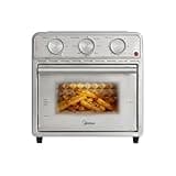 Midea Neo Air Fryer Toaster Oven Combo with Air Fry, Toast, Pizza, Broil, Bake, and Reheat Functions, 12.7 Quarts, Stainless Steel