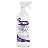 FOLEX - Professional Carpet Cleaner Spray 34 oz - Pet Stain Removal - Instant Stain Removal - No Rinsing Required - Safe for Pets - Works on All Fabrics