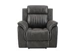 GOWE STEBAN Grey Glider Recliner