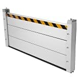 Reusable Baffle Flood Barrier Household Flood Panel Shield Aluminum Alloy Flooding Protection Barriers Water Stopper Board for Basement/Street/Warehouse