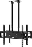 TV Bracket, TV Double TV Ceiling Mount, Adjustable Height TV Ceiling Mount Fit Most 40-86 Inch LCD Flat Screen, Fit Flat and Vaulted Ceiling TV Mount TV Stand