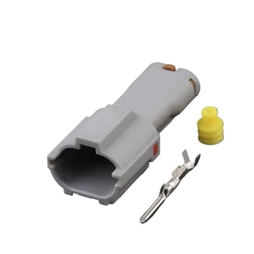 HUABAO 1 Set 2 Pin Daytime Running Light Wire Connector Water Proof Plug Car Fog Light Connector Shell MG640322-4 MG610320-4(Male,10 Sets)