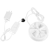 Toyvian Portable Mini Travel Washer Machine for Clothes and Shirts, Lightweight Abs Material Compact Clothes Cleaner, for School and Travel Use, Efficient Socks Washing