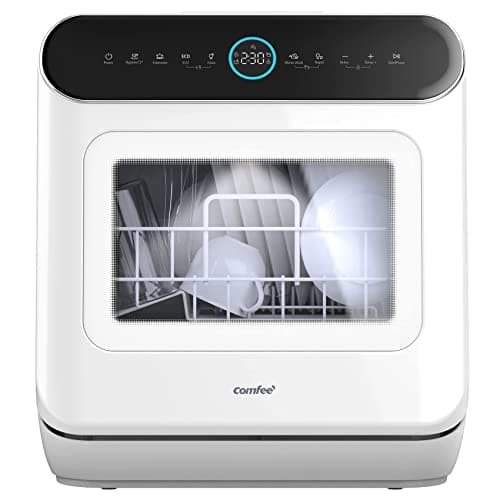 COMFEE’ KWH-TD305-W TD305-W Dishwashers, 3 Place Setting, White