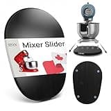 Ibyx Premium Bamboo Mixer Slider for KitchenAid 5-8 Qt Bowl Lift Stand Mixer - Food-Grade Appliance Slider Mat for Kitchen Countertop Storage Accessories (Black)