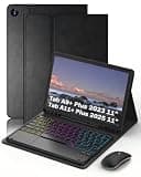 SAMTUNK Case Keyboard for Samsung Galaxy Tab A9+ / A11+ Plus 11 Inch,Black