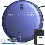 ZC WAS Robot Vacuum and Mop for Pet Hair, 2-in-1 Robot Vacuum Cleaner for Hard Floors&Carpets with 2.87'' Slim Design, Wi-Fi/App/Voice Control, 3D Obstacle Avoidance & Self-Charging