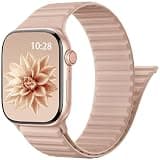 Patented Magnetic Sport Silicone Band Compatible with Apple Watch Bands 40mm 38mm 41mm 44mm 45mm 42mm 49mm Women Men, Soft Silicone Sport Loop Strap for iWatch Series 11 10 9 8 7 6 5 4 3 2 1 SE Ultra