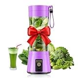 Cordless Portable Blender for Smoothies & Shakes - Cordless Mini Blender for Protein with USB Rechargeable Battery, BAP Free Juice Cup, Freshly Squeezed for Picnic/Gym/Office