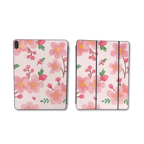 Glossy Glitter Skin Compatible with Apple Smart Folio for iPad Air 11-inch (M2) 2024 - Lilies in Bloom - Premium 3M Vinyl Protective Decal Cover - Easy to Apply | Crafted in The USA by MightySkins