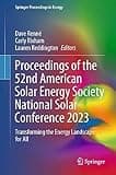 Proceedings of the 52nd American Solar Energy Society National Solar Conference 2023: Transforming the Energy Landscape for All (Springer Proceedings in Energy)