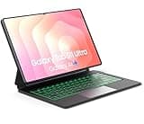 Sackei Keyboard Case for Samsung Galaxy Tab S11 Ultra 14.6",Magic-Style Floating Magnetic Stand, One-Click DeX Mode, AI Key,3-Level 7-Color Backlit Keyboard with Trackpad, Black