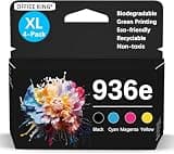 936XL 936e Ink Cartridges Compatible with HP OfficeJet Pro 9125e 9120e 9730e 91309135e 9122e 9128e 9110b 9120b9130b 9130e(KCMY)