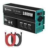 Leoezya Power Inverters 500W 12V DC to 110V AC Converter for Vehicles/PD 25W Fast Charging Ports Car Charger Adapter with a Cigarette Lighter Ports Plug Outlet(Modified sine wave-1800W)