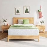 Gecheer Snuggle Twin Firm Support Pocket Spring Mattress with Certipur-US Foam Edge Support Breathable Knit Fabric