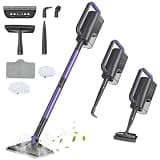 Gatlei Steam Mop, Steam Cleaner with 400ML Water Tank, 2 Washable Pads, 23FT Power Cable floor steamer, Detachable Steam Mops for sealed Hard Floors, Marble, Stone, Hardwood (Lavender)
