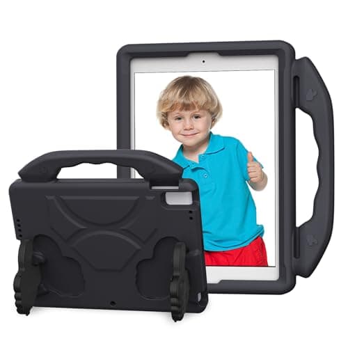 Generic Thumb Protective Case Shockproof with Rotatable Handle (Black)