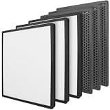 Breabetter FLT9200 Replacement Filter H Compatible with FLT9200, for AC9200 AC9200WCA Air Purifiers, 3×Filters + 3×Activated Carbon Filters