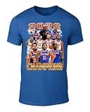 DTGVirgil Blue New York 2026 Champs Bootleg Style Throwback Style T-Shirt Men's Adult XL