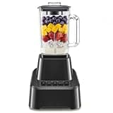 Sweetcrispy Professional Blender, 850 Peak Watts Full-Size Kitchen Blender, 54oz Glass Jar, 4 Speed Pulse Mode, Ice & Frozen Fruit Processing, Dishwasher Safe