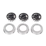 3pcs Shaver Replacement Blades Stainless Steel Razor Cutter Head For S3000 S3102