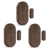 Sanjie Door Alarms When Opened,Door Window Alarm Sensors for Kids Safety/Home Security/Pool/Garage/Dementia/Toddler/Travel Security,Easy to Install,Volume Control/Loud Alert,Long Battery Life,3 Pack
