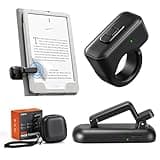 CoBak Page Turner Ring for iPhone, Kindle, Remote Page Turner for iPad & Tablets, Kobo & E-Readers, Wireless Remote Shutter for Photos & Videos, with Storage Case