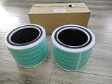 Improvedhand Core 200S Replacement Filter Compatible with LEVOIT Core 200S-P Air Purifier, 3 Stage Filtration, #Core 200S-RF, Green, Pack of 2
