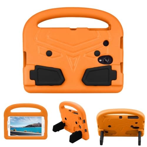 Tablet Case For Kids For Samsung Galaxy Tab 4 8inch T330/T377/T375/T380/T385/T387 - Lightweight EVA Shockproof Protective Handle Stand Cover(Orange)