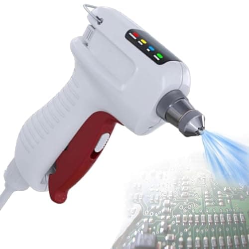 piudoiliy Ionizing Air Gun for Static Removal, Anti Static,with Alarm Function, 0.05~0.5Mpa Usage Range,for Industrial/Electronic Repair