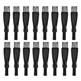 Zerodeko Dualhead Razor Cleaning Brushes Lightweight Small Detail Brushes 100pcs with Nylon Bristles for Dusting and Narrow Crevice Cleaning for Electric Shaver for Travel and Office Use