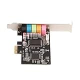 SENECESLI Peyan Sound Card 6 Channel Stereo Desktop Signal Conversion Hardware with Driver CD for Home Theater Entertainment PC Computer Announcement Board