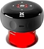 REVO The Original 4-in-1 Smart Cupping Massager with LED Light, Heat, Dynamic Suction & Vibration Massage, Portable Cordless Rechargeable Cupping Device for Body- 1 Pack