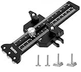 TANYO Thin Rip Jig Table Saw Jig Guide for Making Repetitive Narrow Strip, 3 Pulleys Thin Strip Cut for 3/8“ x 3/4” U Slot and 1/4“ x 3/8” T Slot, Woodworking Tool for Table Saw Band Saw Router Table