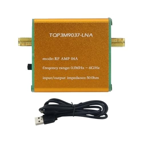1pc AMP 04A 0.1MHz-6GHz Low Noise Amplifier TQP3M9037-LNA RF Amplifier Module (Without Battery/with Battery)(with Battery)