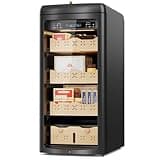 115L Electronic Cabinet-Intelligent Temperature and Humidity Adjustable (900 Counts Capacity), Digital LCD Display, Stainless Steel Lockable