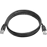Tripp Lite Eaton Series N262-006-BK Cat6a Ethernet Cable, 6 ft Shielded Snagless RJ45 Cord, 10Gbps STP, 26AWG PoE, EMI/RFI Shielding, Black, Cloud Care Pre-Configured Bundle Eligible (1 Pack)